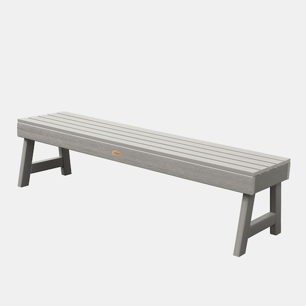Highwood Usa 5ft Weatherly Picnic Bench Outdoor Furniture for Patio, Backyard, Garden AD-BENN3-HGR - main